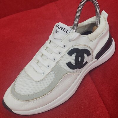 CHANEL/Cocomark/Low Top Sneakers/36/WHT/G37491 CC Logo CHANEL/Cocomark/Low Top Sneakers/36/WHT/G37491 CC Logo