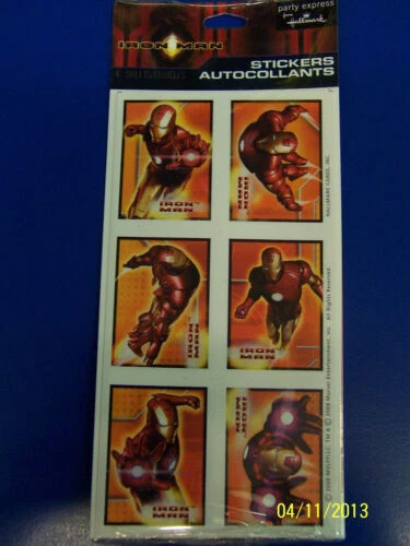 Calcomanías del partido Hallmark Comic Book Heroes Rellenos