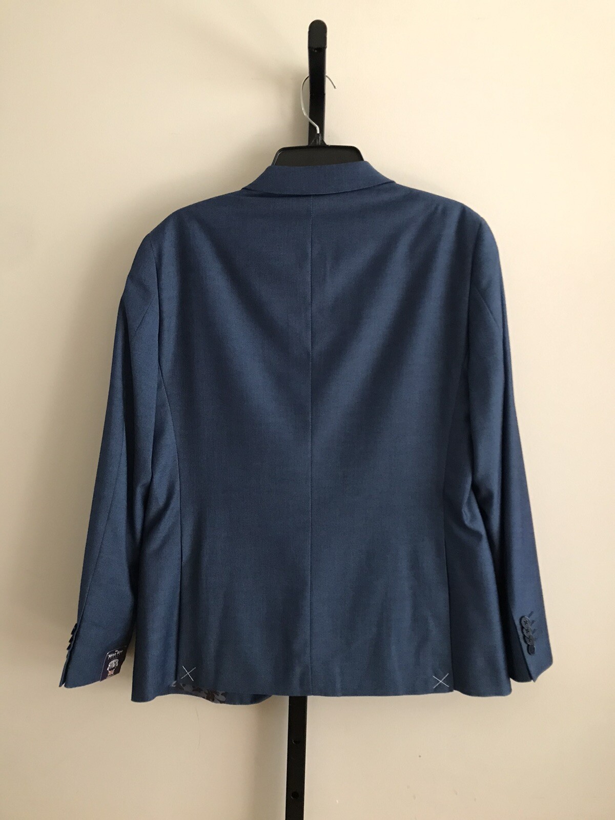 FILA Giacca tuta risvolto da uomo nera The Savile Row Company 2 bottoni taglia 38S