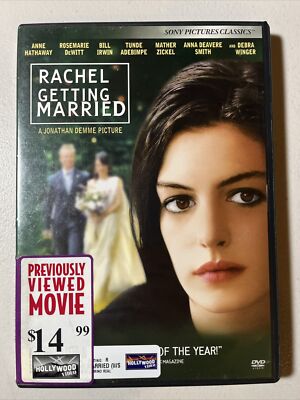 Rachel Getting Married DVD, Anne Hathaway, Widescreen, 2008