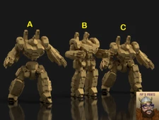 CRD-3R Crusader "Crael" Mech For Battletech CGL Scale Syllogy Three Variations!