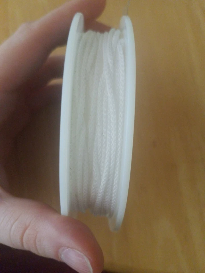 Línea de Repuesto de Pesca con Arco AMS 25yds 450#White Trenzado Spectra Line Pesca-NUEVA Foto 3 de 4