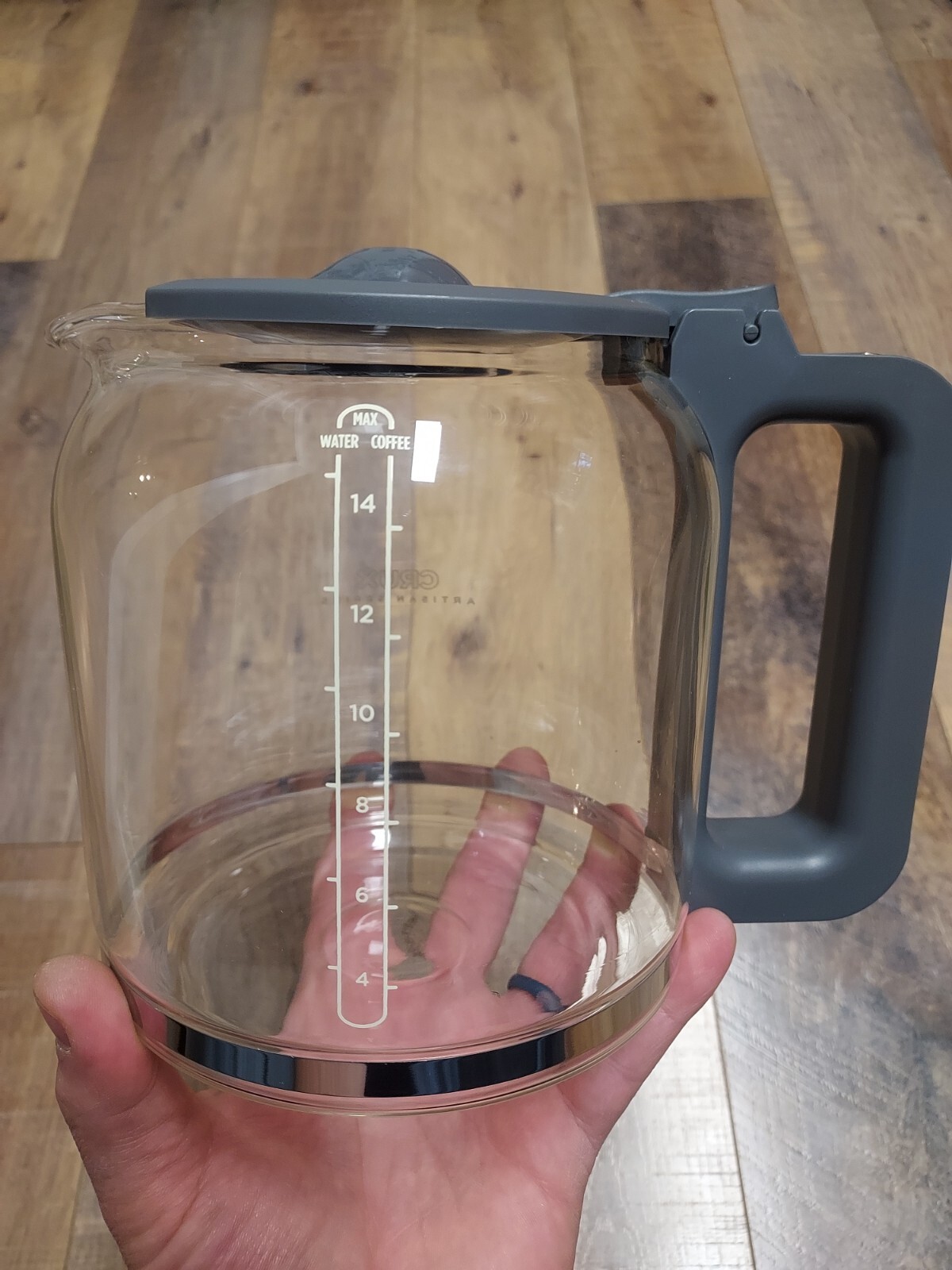 Crux Artisan Series 14 Cup Replacement Coffee Carafe Decanter Glass