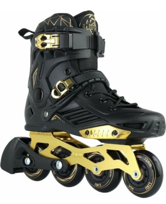 LIKU Professional Roller Skates Unisex Sz US 9-10 EU 42-44 Black