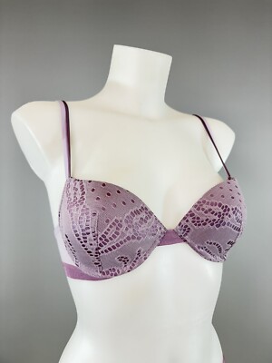 LA PERLA Dessous - Italienischer Spitzen-BH in violett - Luxus Lingerie