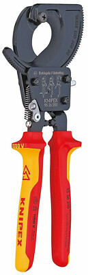 Knipex 95 36 250 VDE isolierte Ratschenwirkung 32 mm Kabel Drahtschere Schneide Zange