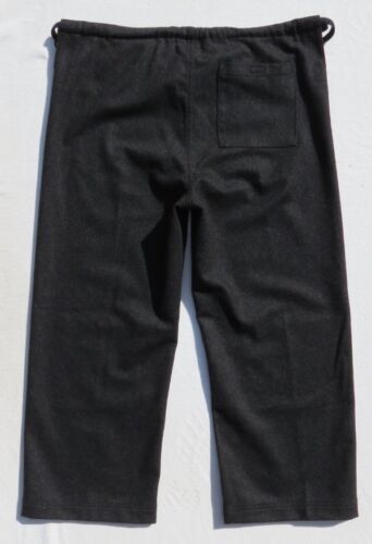Pantaloni donna RALPH LAUREN lana antracite flanella coulisse crop taglia XS USATI IN OTTIME CONDIZIONI - Foto 2 di 5