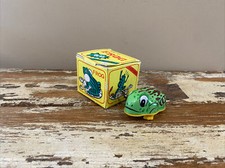 Vintage Metal Wind Up Toy Frog "Blic" w/ Key. Jumping Frog For Collectors C3