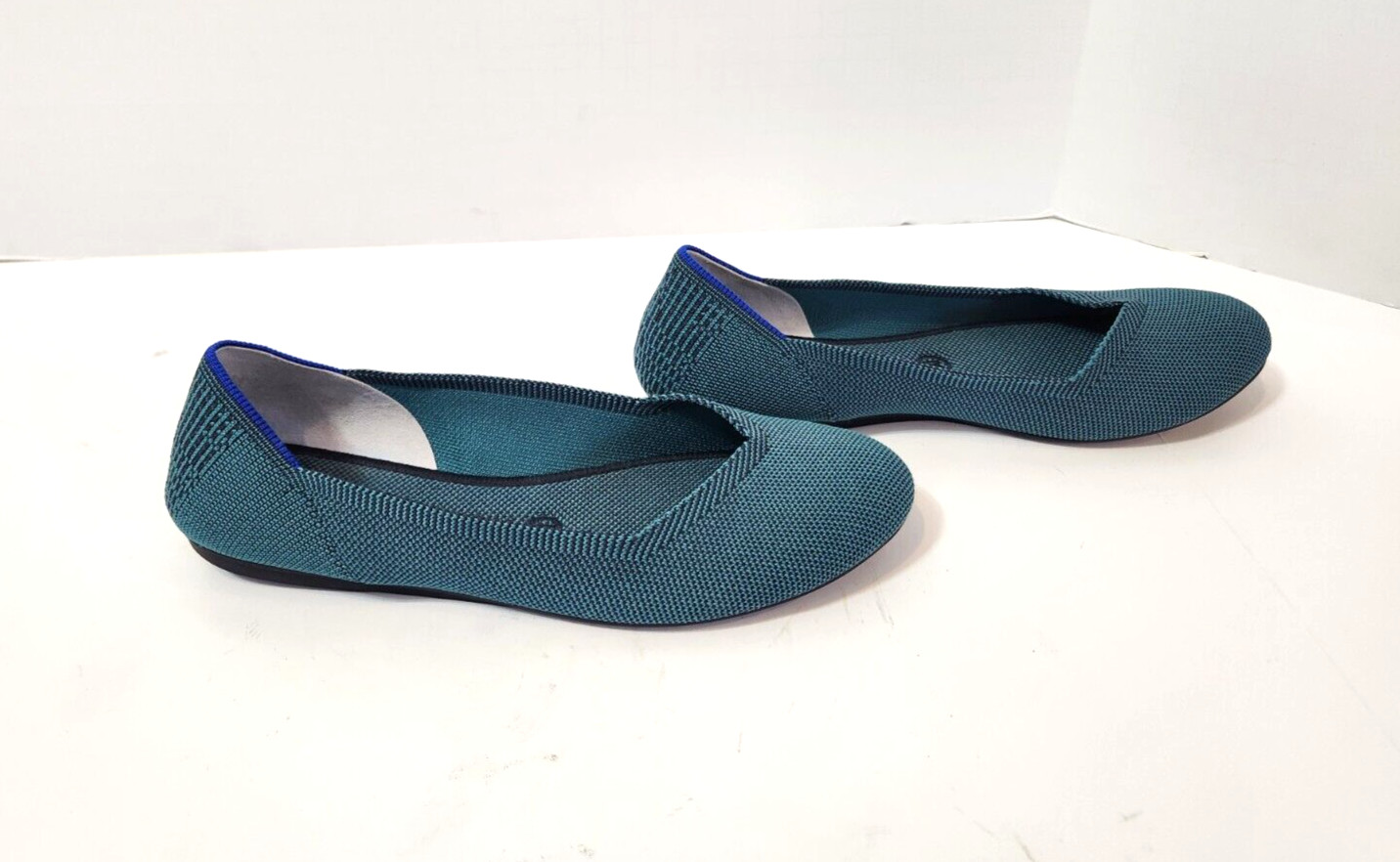 Rothy's Spruce Python Green Black Round Toe Flats… - image 13