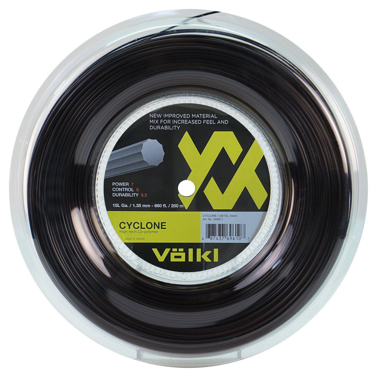 Volkl Cyclone 15L 1.35mm Tennis Strings 200M Reel