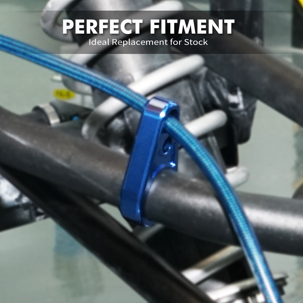 Billet Brake Line Clamps For Yamaha YFZ 450 YFZ450R Raptor 250 350 660 NICECNC eBay