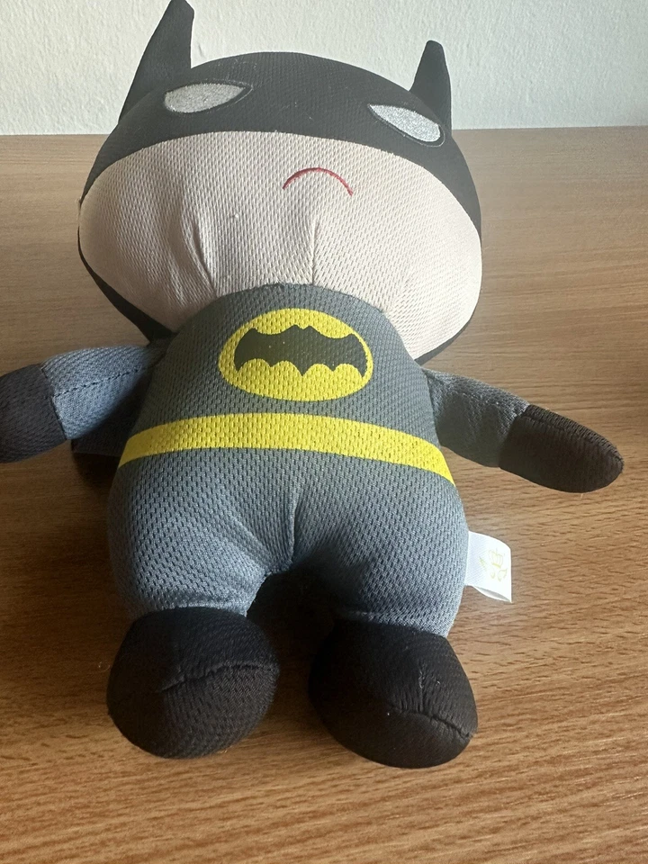 Batman Plush Black Super Hero Power Punch Pillow Buddy DC Comics With Cape 9.5” - Image 4 of 4