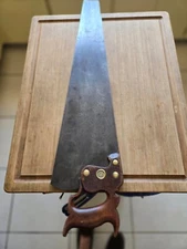 Antique Henry Disston & Sons Philadelphia  No.7 26" Hand Saw 9 TPI