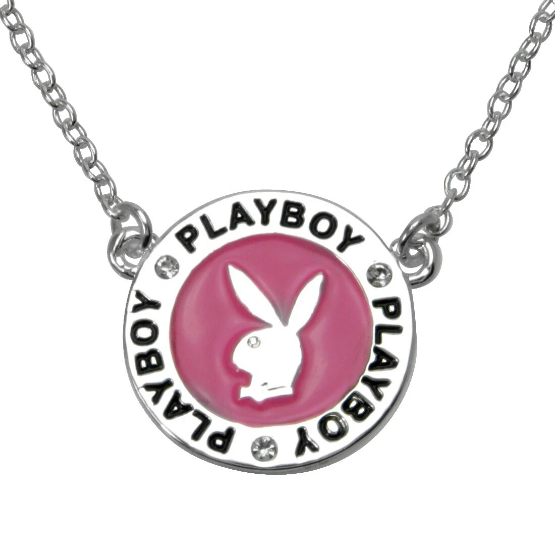 Playboy Collares y colgantes De moda plateado plata