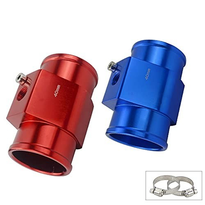 #ad Universal Water Temperature Sensor Gauge for Radiator Hose 38mm Adapter Red $35.99