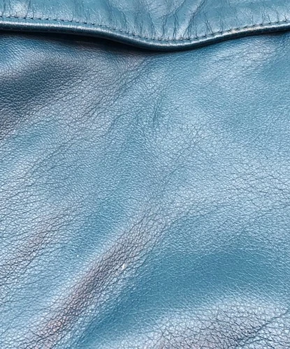 Vestopia Sheepskin Leather Jacket Men's Size L Sky Blue image 6