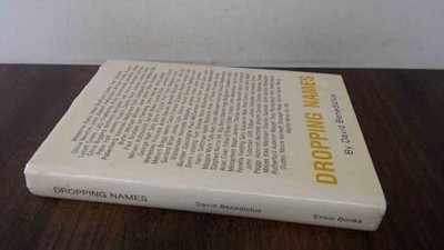 Dropping Names by Benedictus, David 0955033004 FREE Shipping