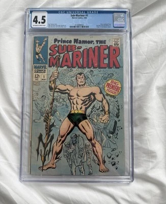 Sub-Mariner #1 (1968) – CGC 4.5 – Marvel Comics – Silver Age - Bild 1 von 3