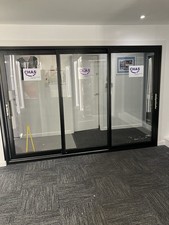 Aluminium triple track  Sliding Patio New Black Both Sides