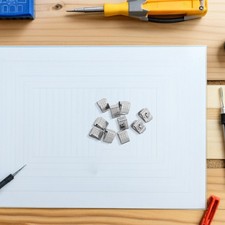 10 Pcs Spring Plate Replacement Aa Battery Contacts Holder Compartment Springs