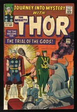 Journey Into Mystery #116 FN/VF 7.0 Thor Loki Trial of the Gods! Marvel 1965
