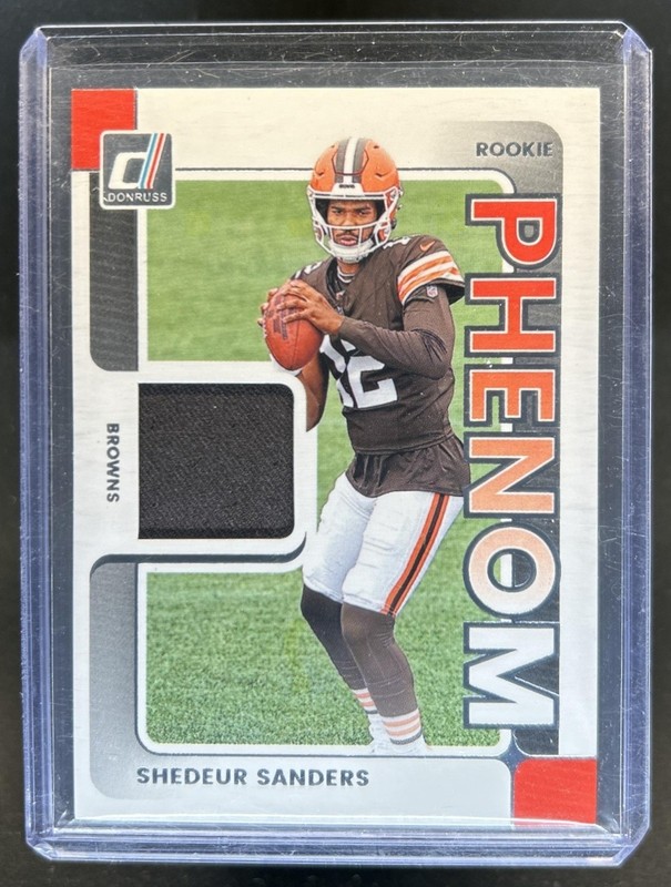 2025 Panini Donruss Shedeur Sanders Rookie Phenom RC #RPJ-SSS Browns