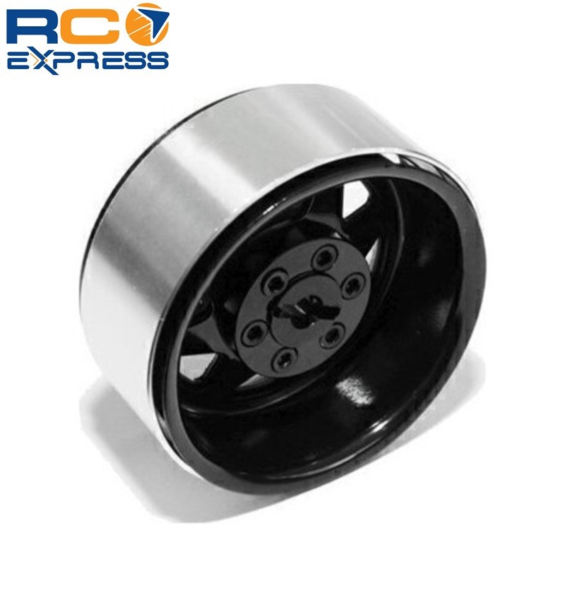 RC4WD 6-Lug Wagon 1.9 Stamped Beadlock Wheels Black (4) RC4Z-W0130