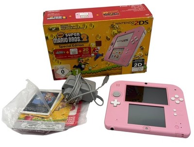 Nintendo 2DS Super Mario Bros. 2 Special Edition Pink Weiß in OVP Rarität