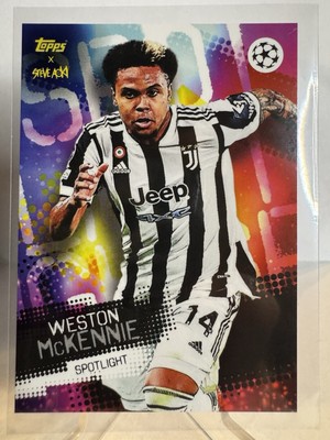 Topps Steve Aoki 2021/22 UEFA Champions League Juventus Turin Weston McKennie