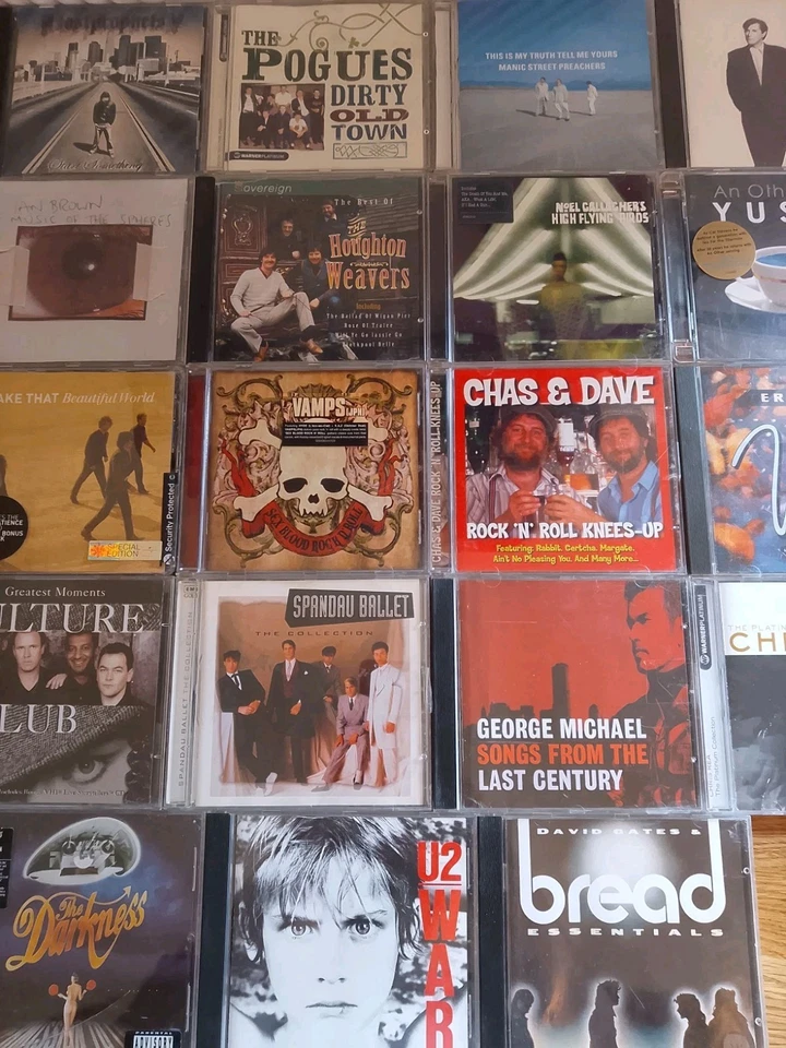 CD BUNDLE - X27 CDs Job Lot Of British Irish Rock Pop Erasure U2 Pogues Ferry - Изображение 3 из 4