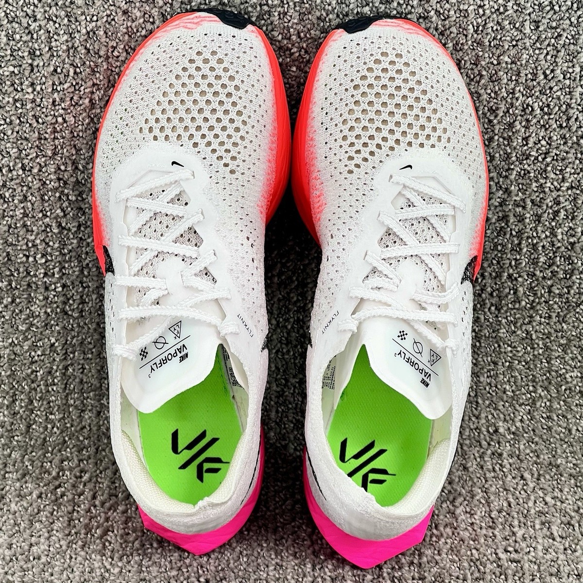 Nike ZoomX Vaporfly Next% 3 Racing Shoes White/Crimson Pink HF4995