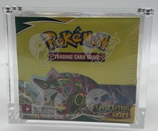 Pokemon TCG Sword & Shield Evolving Skies Booster Box SEALED w/Acrylic Case