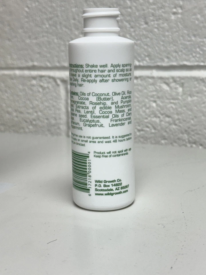 Aceite de cabello Wild Growth 4 fl oz tratamiento tópico para el crecimiento del cabello largo y grueso Foto 2 de 4