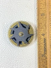 Cuckoo Clock  MFG Co Strike Side Main Wheel - Vintage Clock Parts KD3375