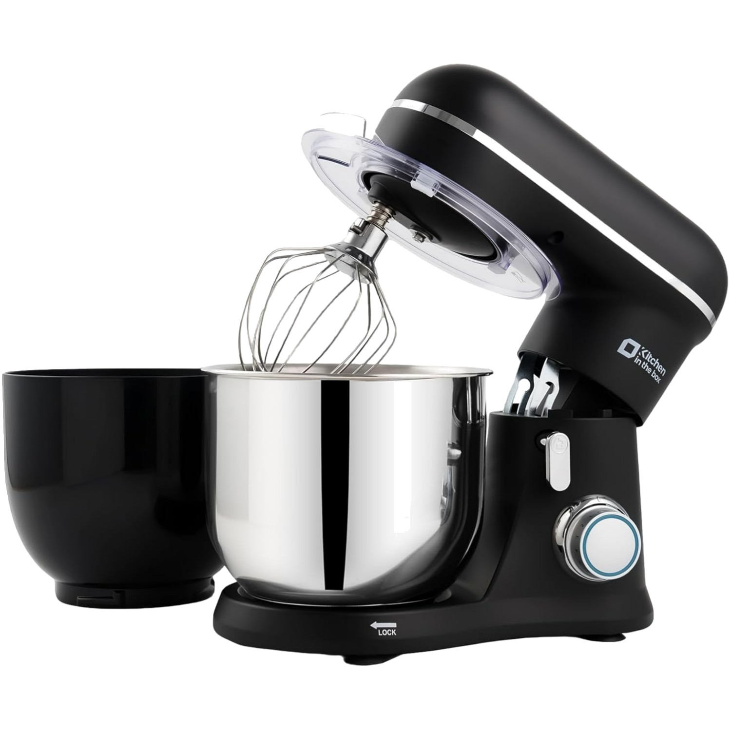 Küchenmaschine, Knetmaschine, Teigmaschine, Edelstahl, Kunststoff, 10 Geschwi… Küchenmaschine, Knetmaschine, Teigmaschine, Edelstahl, Kunststoff, 10 Geschwi…