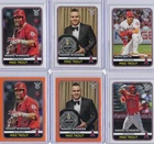 MIKE TROUT 6 Card 2020 Topps Big League Lot ANGELS