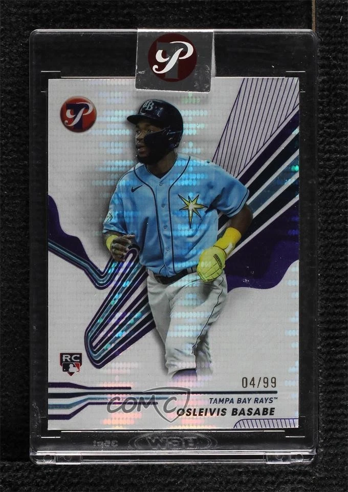 2024 Topps Pristine Purple Pulsar Refractor 4/99 Osleivis Basabe #239 Rookie RC