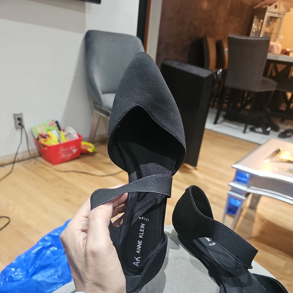 Zapatos Mary Janes Anne Klein para mujer Orsolo negros 7,5 medianos (B,M) BHFO 3170 Foto 3 de 4