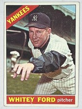 1966 Topps - Whitey Ford #160 🔥HOF🔥YANKEES 🔥