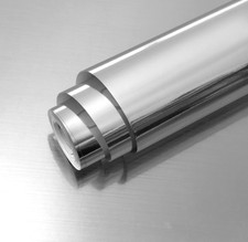 Silver Metal Look Wallpaper Peel Stick Waterproof Stainless Steel Contact Paper