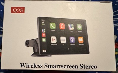Q9S Wireless Smartscreen Stereo - CarPlay and Android Auto