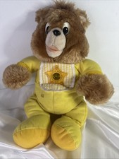 Vintage Teddy Ruxpin Doll 1985 Worlds Of Wonder Yellow Pajamas Not Tested