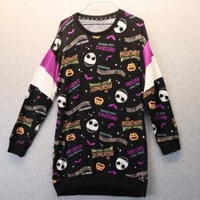 Disney Nightmare Before Christmas Sleepwear Womens Small Pajama Long Sleeve NWT