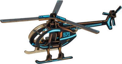 3D Puzzles for Adults, Attack Helicopter Model Kit, Beginner 3D Wooden Puzzles f