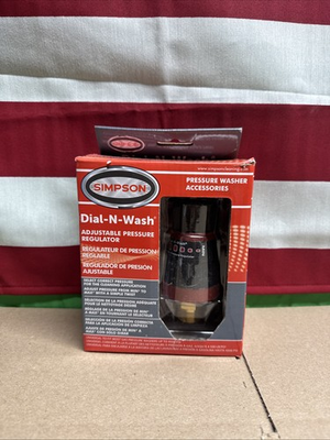#ad Simpson 4500PSI Dial N Wash Adjustable Pressure Washer Regulator 82232 FREE SHIP $29.99