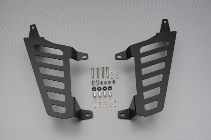 Support de carter latéral VOYAGER ZEN en acier noir pour moto Honda NT1100 2022-2024