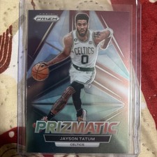 2022-23 Panini Prizm #4 Jayson Tatum Prizmatic Prizms Silver
