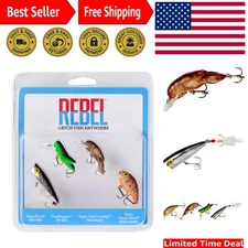 Classic Critters Crankbait Fishing Lures 4-Pack for Ultimate Fishing Success