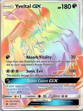 Yveltal GX Secret 137/131 - Pokemon TCG SM - Forbidden Light - Secret Rare - LP