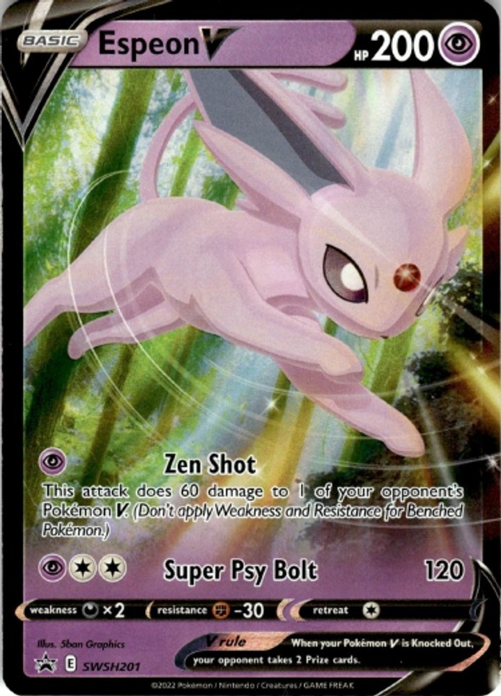 Espeon V Holofoil [SWSD - SWSH201]Espeon VHolofoilSWSH201NM